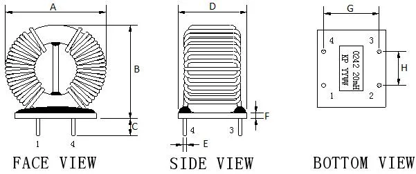 High Quality Gcl High Frequency Ferrite Rod Core Choke Coil Toroidal Choke Power Coil Inductor Variable Inductor Coils