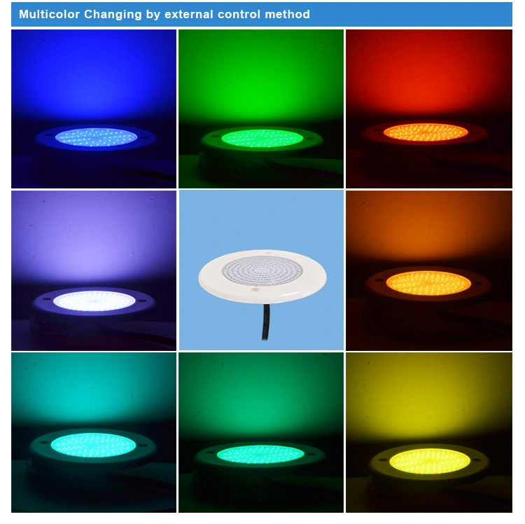 1.5inch 9W PAR56 RGB Color Remote Waterproof LED Lighting Liner Pool Light WiFi Control Bulb Rectang Transformer Swimming Pool