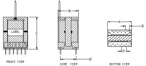 Chipsen Mini Electric Pin Type Electronic High Voltage Transformer Eel16 Eel19 Eel22 Eel25 Eel28 Eel30 Eel33 Transformer