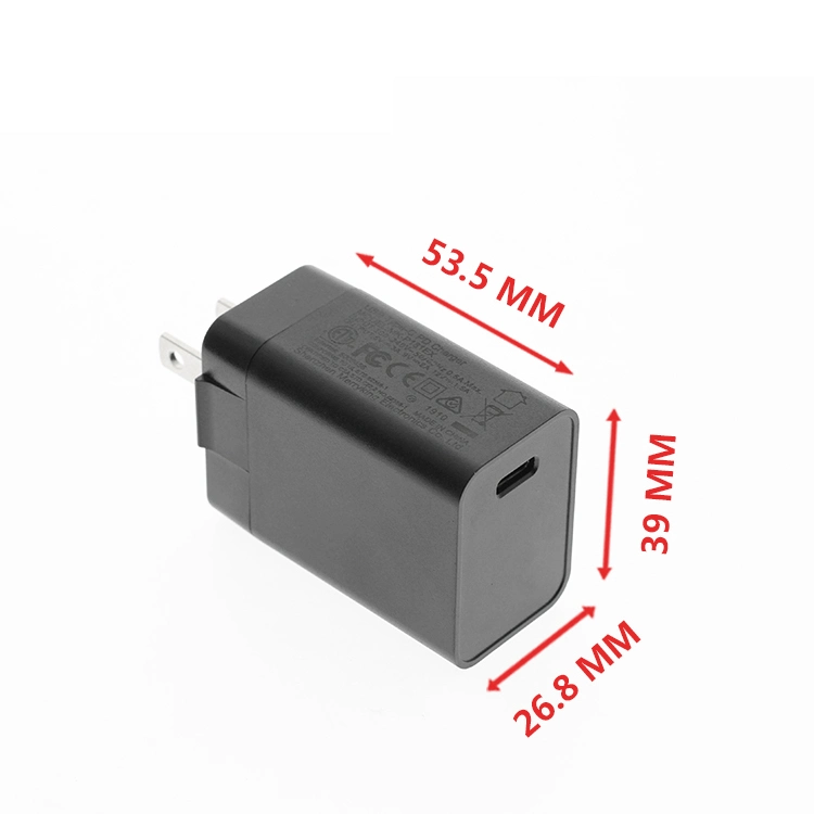 Us Pd 18W Charger Type-C Wall Charger Fast Charging Pd Charger Adapter AC DC Power Adapter with CE UL FCC