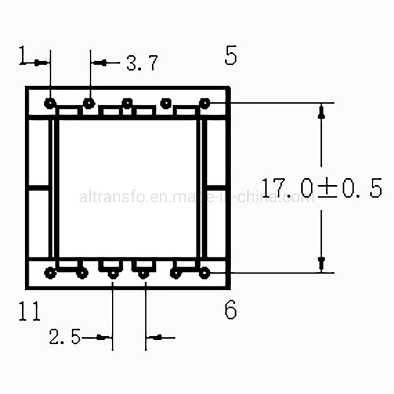 Ferrite core EFD High Frequency flyback transformer