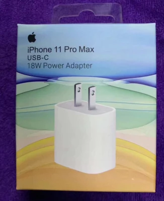 Nuevo adaptador de corriente USB-C de 18 W para cargador Iphonex/Xs/11 Pd