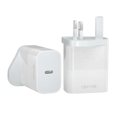 Cargador de teléfono GaN 45W Pd para Apple Cargador rápido Cargador USB Cargador de bits perforados Adaptador de corriente de color sólido